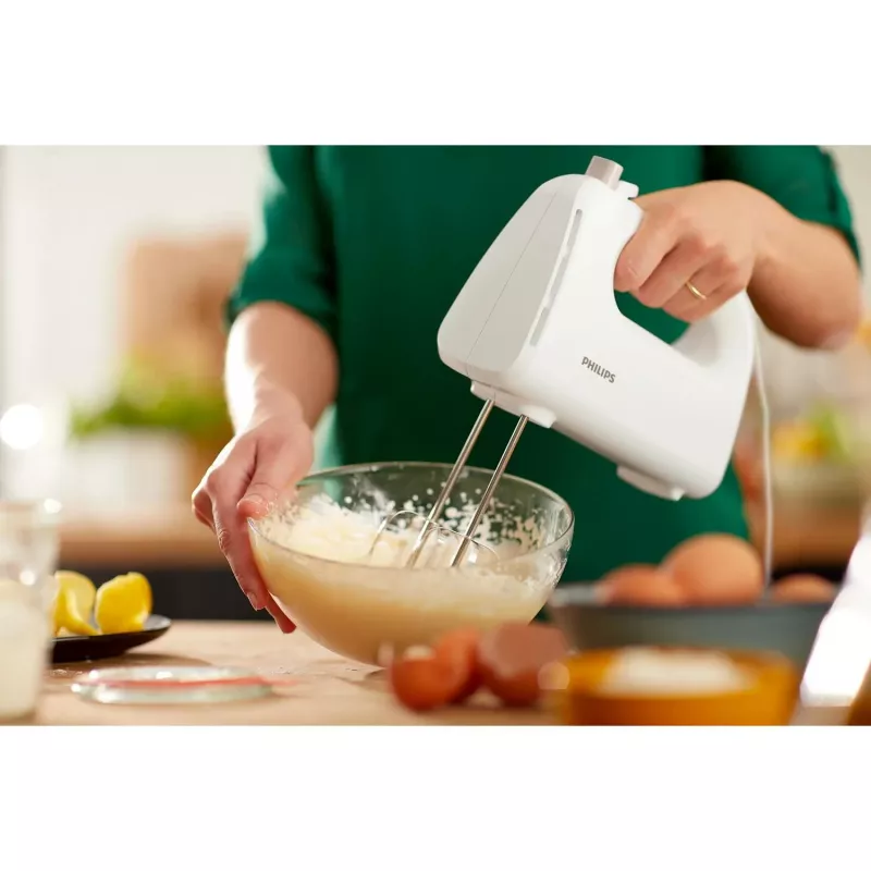 Philips 3000 seeria Daily Collection mikser 300 W, Käsimikser, Sõtkumine, Vahustamine, 1,2 m, 1150 p/min, Pöörlev, 83 dB
