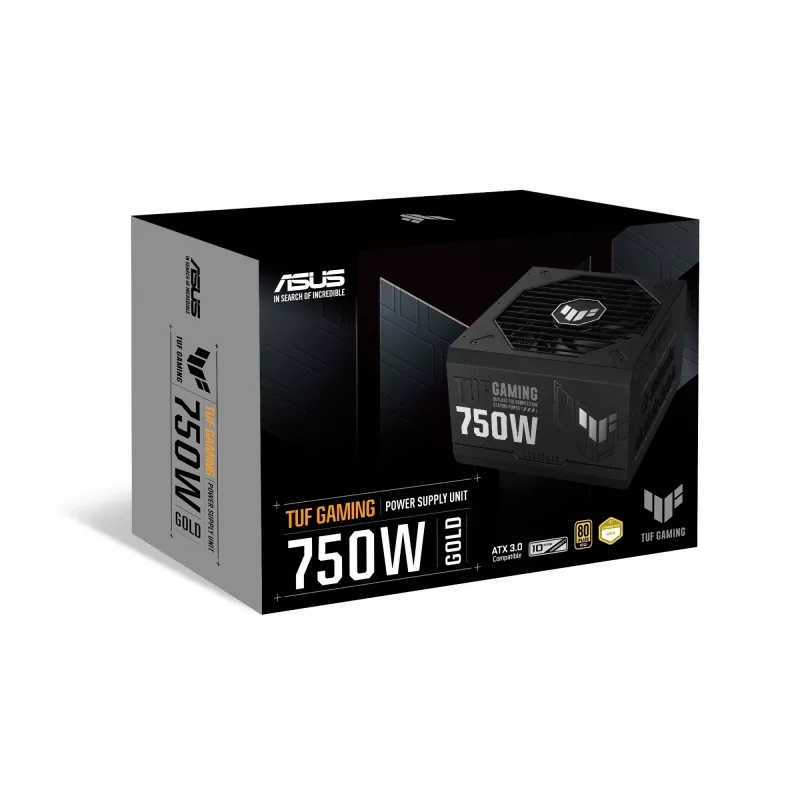 ASUS TUF Gaming 750W Gold toiteplokk 20+4 pin ATX ATX Must