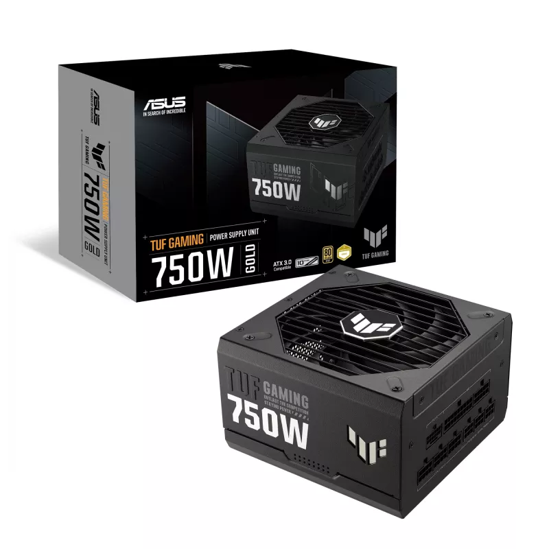 ASUS TUF Gaming 750W Gold toiteplokk 20+4 pin ATX ATX Must