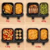 Tefal Easy Fry Dual XXL EY942HE0 fritüür Dual 11 L eraldiseisev 2020 W kuumaõhu fritüür Hall