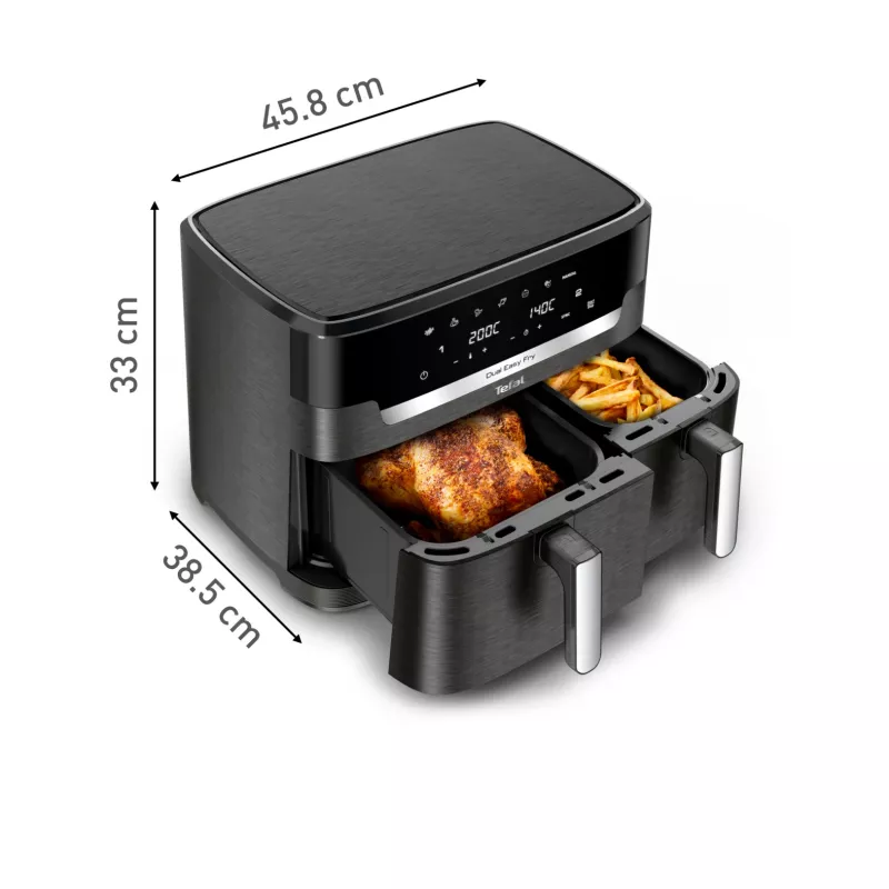 Tefal Easy Fry Dual XXL EY942HE0 fritüür Dual 11 L eraldiseisev 2020 W kuumaõhu fritüür Hall