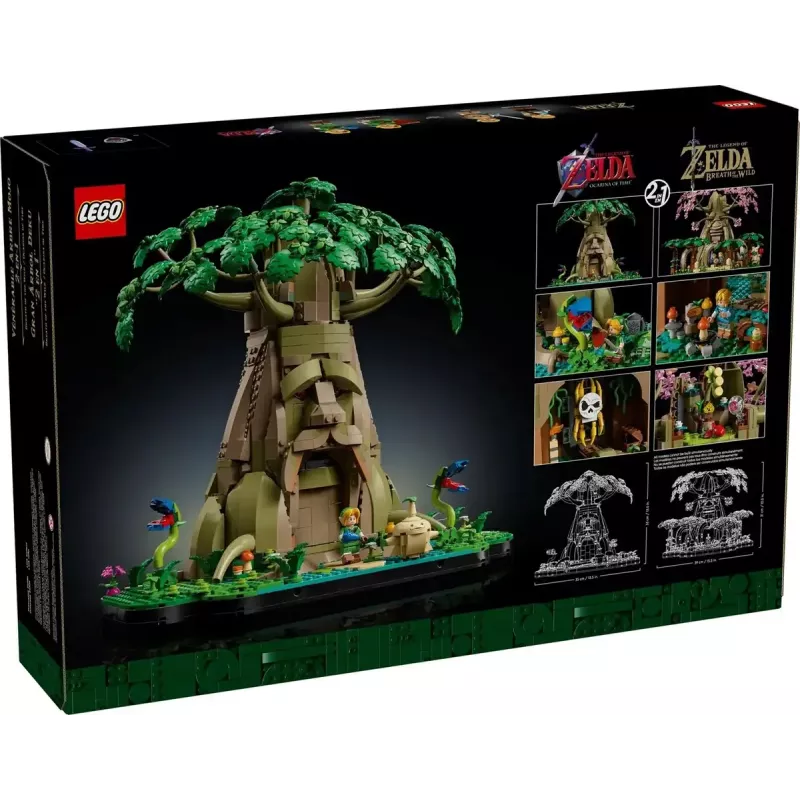 LEGO komplekt The Legend of Zelda Great Deku Tree 2-in-1 (77092) — 2500 detaili, 4 minifiguuri, 330 mm kõrgus