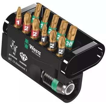 Kruvikeeraja otsakute komplekt Wera Bit-Check 12
