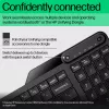 Juhtmevaba klaviatuur HP 475 Dual-Mode — täissuuruses QWERTY, RF + Bluetooth 5.3, numbriklahvistik, must, 376×153×19 mm