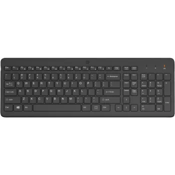 Juhtmevaba klaviatuur HP 225 täissuuruses mehaaniline QWERTY must