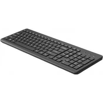 Juhtmevaba klaviatuur HP 225 täissuuruses mehaaniline QWERTY must