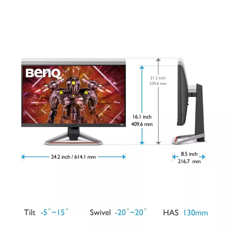 Monitor BenQ EX2710U 27 tolli 4K UHD IPS LED 3840×2160 144 Hz HDR10 FreeSync Premium, 1 ms, USB-C jaotur, 2 kõlarit