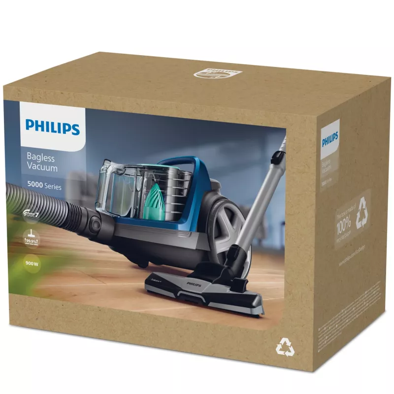 Philips 5000 seeria FC9550/09 tolmuimeja 1,5 L silindritolmuimeja kuivpuhastus 900 W tolmukotivaba