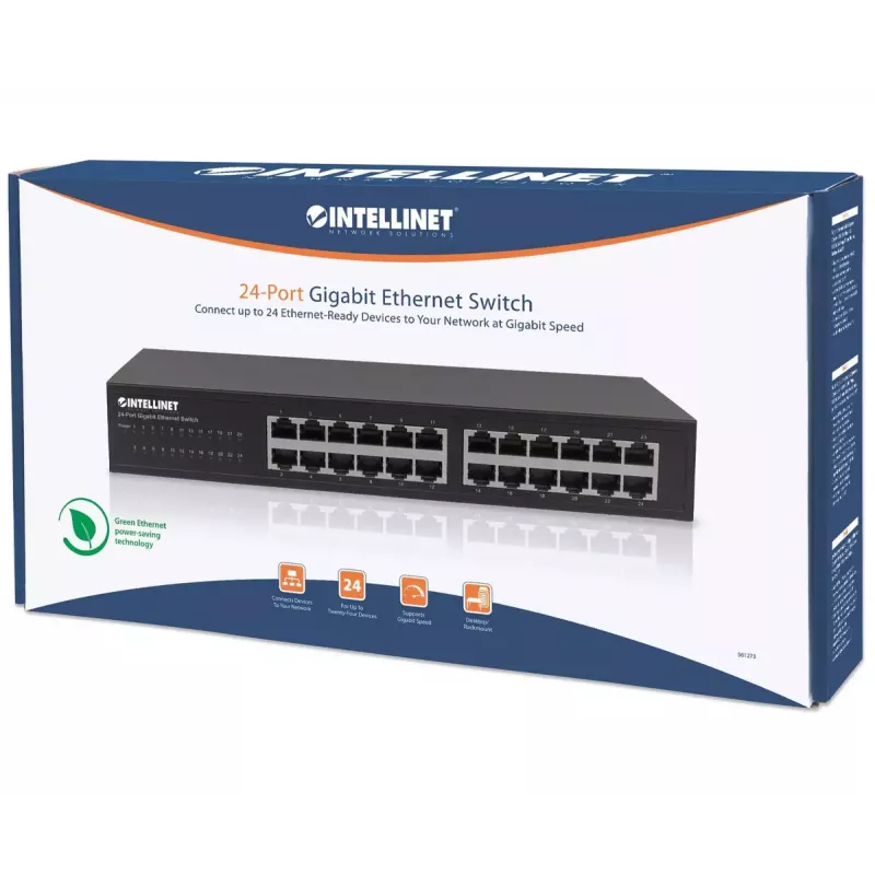 Gigabit Ethernet Switch Intellinet 24-Port 561273