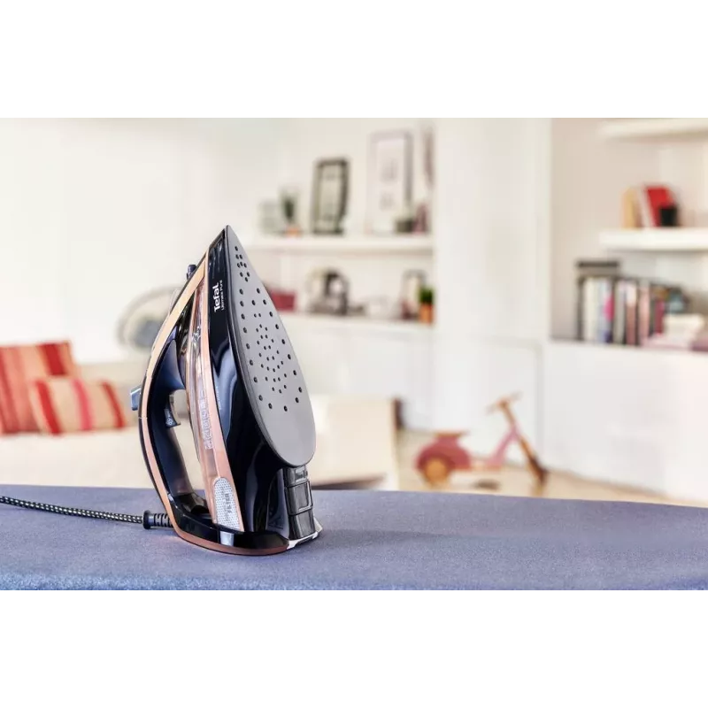 Tefal FV9865E0 triikraud Dry & Steam triikraud Durilium Autoclean tallaosa 3000 W Must, Kuldne
