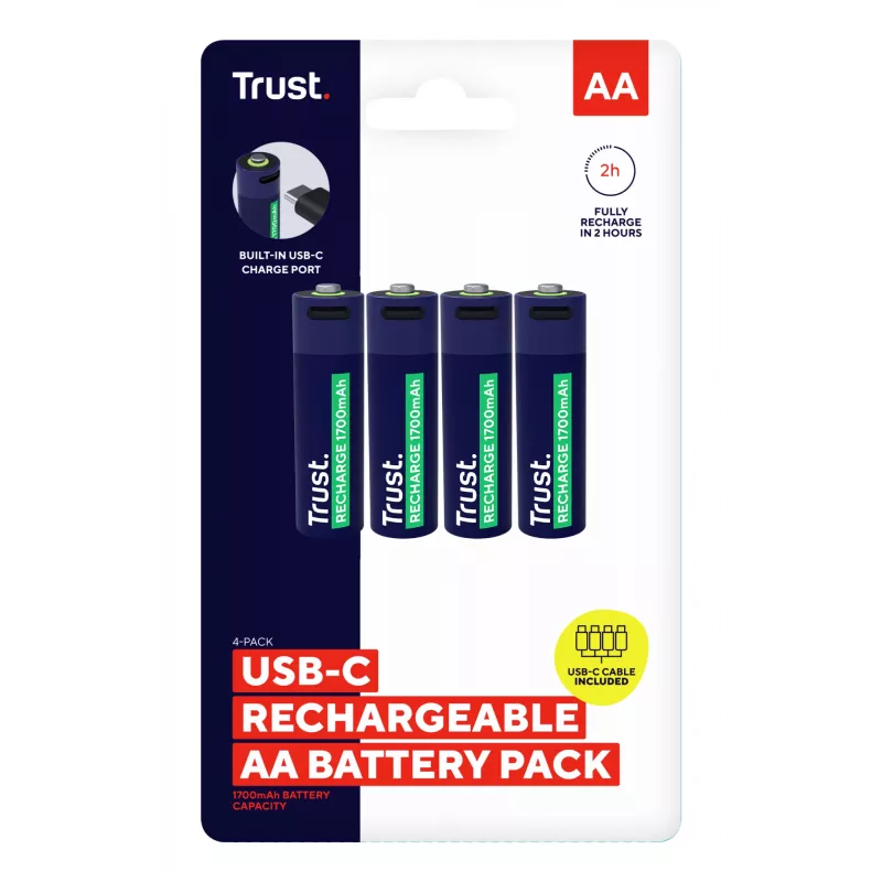 Trust 25631 majapidamisaku Laetav aku AA