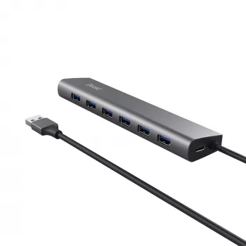 Trust Halyx USB 3.2 Gen 1 (3.1 Gen 1) Type-A 5000 Mbit/s hõbedane