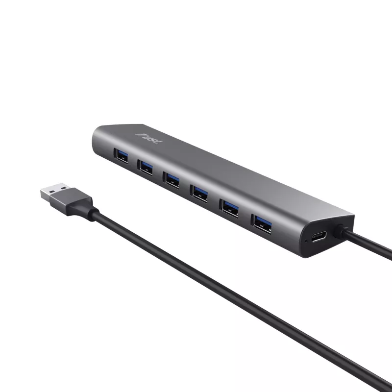 Trust Halyx USB 3.2 Gen 1 (3.1 Gen 1) Type-A 5000 Mbit/s hõbedane