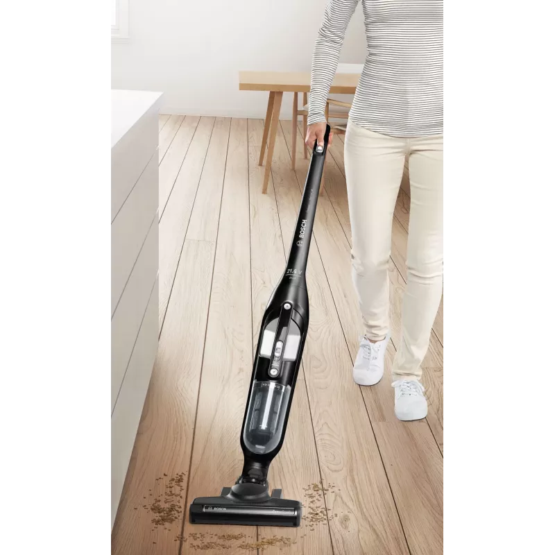 Bosch BBH32101 püsttolmuimeja/elektriline luud 2-in-1 püsttolmuimeja Aku Kuiv Tolmukotita Must