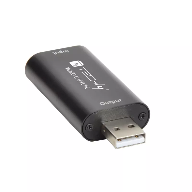 Videosignaali muundur TECHLY I-USB-VIDEO-1080TY — HDMI USB Type-A-le, 1920×1080@60Hz, 12-bit, USB-toitega