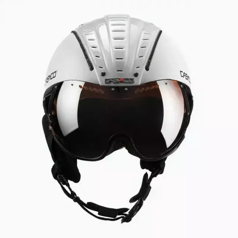 Suusakiiver Casco SP-2 Carbonic Visor Valge suurus S (52-54 cm)