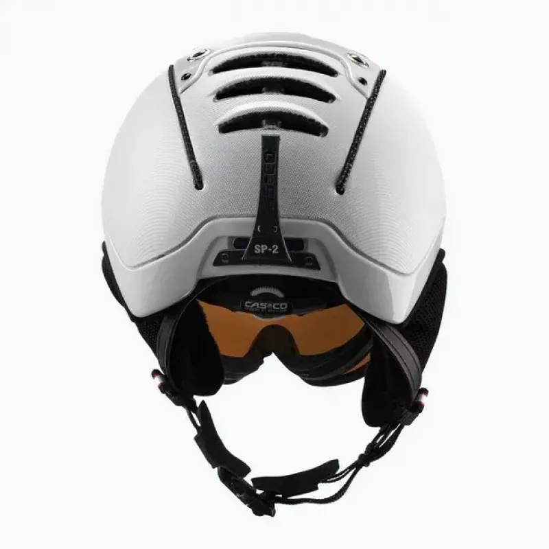 Suusakiiver Casco SP-2 Carbonic Visor Valge suurus S (52-54 cm)