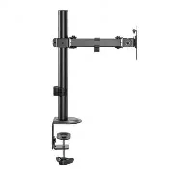 Laua LCD-kuvari kinnitus MACLEAN MC-572N reguleeritava kõrguse ja kaldega, VESA 75x75–100x100, toetab 17 tolli–32 tolli, max koormus 30 kg, must
