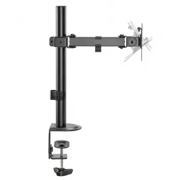Laua LCD-kuvari kinnitus MACLEAN MC-572N reguleeritava kõrguse ja kaldega, VESA 75x75–100x100, toetab 17 tolli–32 tolli, max koormus 30 kg, must
