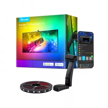 LED valgusriba Govee Envisual TV Backlight T2 kahe kaameraga 75–85-tollistele teleritele