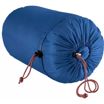 Muumikujuline magamiskott DEUTER Starlight pikkusele 130–170 cm, õõneskiust täidis, suvine, 910 g, kapuutsiga, öösinine/redwood