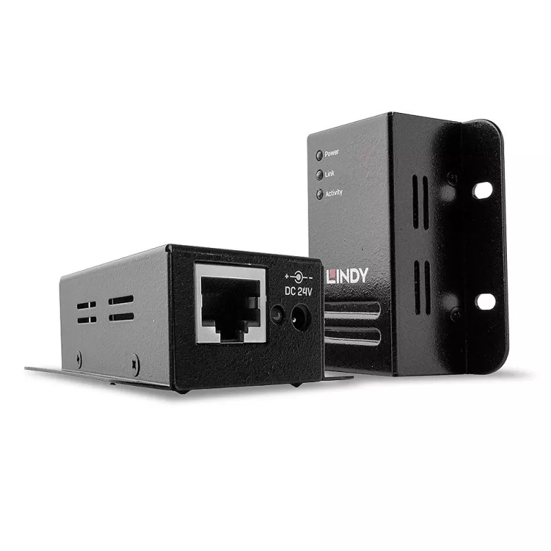 Lindy 50m USB 2.0 Cat.6 pikendaja, võrgusaatja ja -vastuvõtja, 50 m, 480 Mbit/s, Cat5, Cat5e, Cat6, NS1021, must
