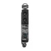 Liigpingekaitse QOLTEC 50104 — 4 vahelduvvoolupistikut, 230 V, 1,5 m kaabel, must