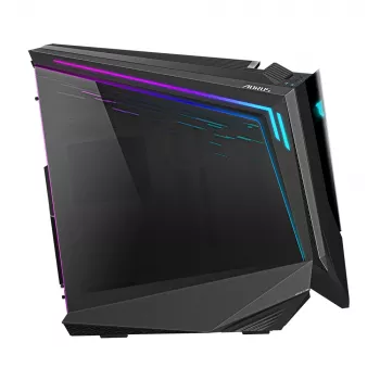 GIGABYTE AORUS C700 GLASS arvutikorpus – Full Tower, toetab kuni E-ATX ja 420 mm radiaatoreid, eelpaigaldatud 120mm*5 ventilaatorid, USB 3.1 USB-C, RGB Fusion
