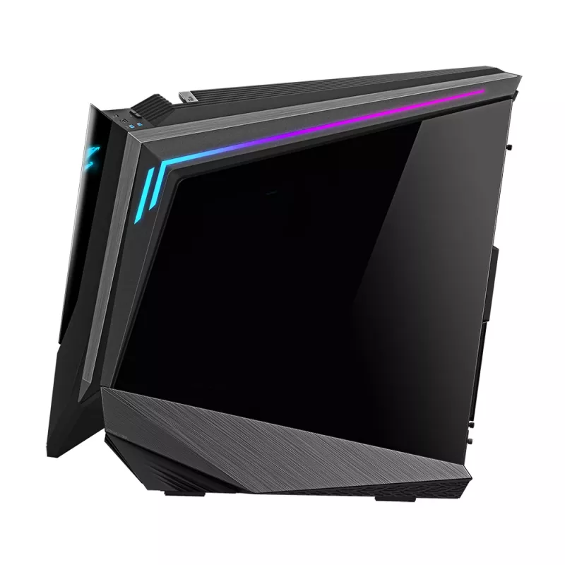GIGABYTE AORUS C700 GLASS arvutikorpus – Full Tower, toetab kuni E-ATX ja 420 mm radiaatoreid, eelpaigaldatud 120mm*5 ventilaatorid, USB 3.1 USB-C, RGB Fusion