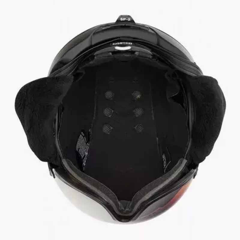 Suusakiiver Casco SP-2 Carbonic Visor, suurus M (55–57 cm), must