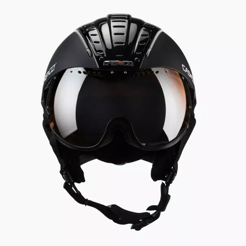 Suusakiiver Casco SP-2 Carbonic Visor, suurus M (55–57 cm), must