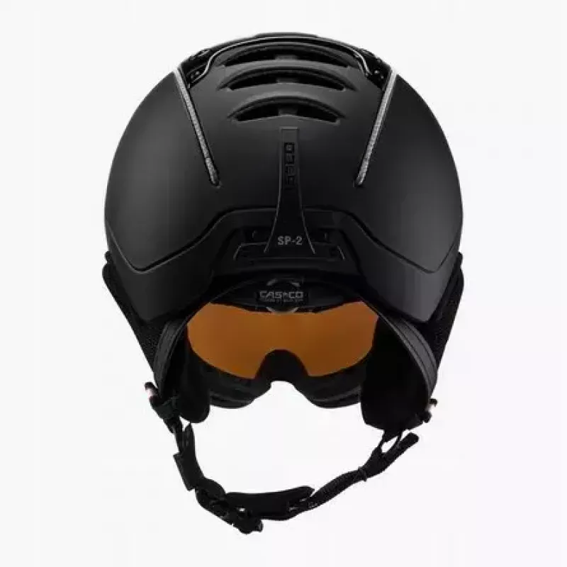 Suusakiiver Casco SP-2 Carbonic Visor, suurus M (55–57 cm), must
