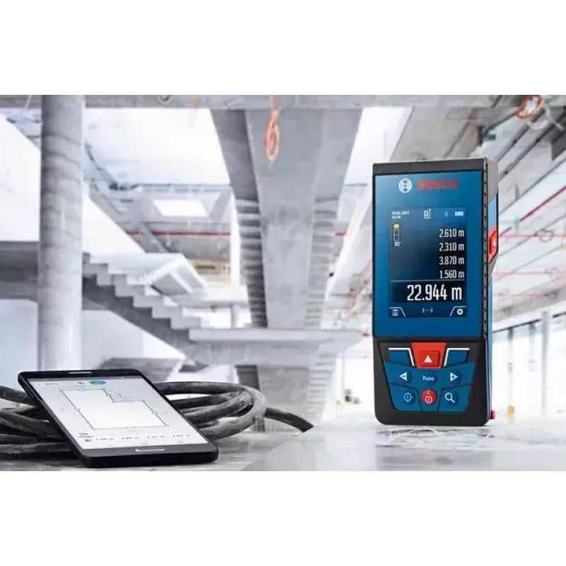 Bosch GLM 100-25 C Professional Must, Sinine, Punane 4x 0,08 - 100 m