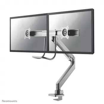 Neomounts NM-D775DXSILVER monitorivars 10-32 tolli - gaasvedru - ülemine kinnitus - 180° piirik