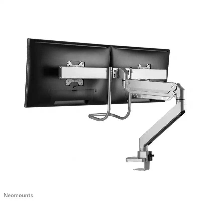 Neomounts NM-D775DXSILVER monitorivars 10-32 tolli - gaasvedru - ülemine kinnitus - 180° piirik
