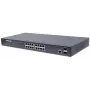 Intellinet 16-port Gigabit Ethernet PoE+ veebihalduslüliti 2 SFP-pordiga, IEEE 802.3at/af Power over Ethernet (PoE+/PoE) ühilduv, 374 W, Endspan, 19-tolline riiulipaigaldus