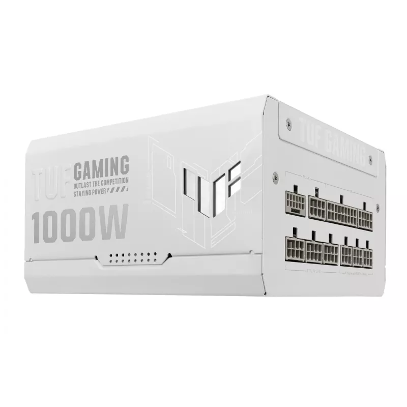 ASUS TUF Gaming 1000W Gold Valge Edition toiteplokk 20+4 pin ATX ATX