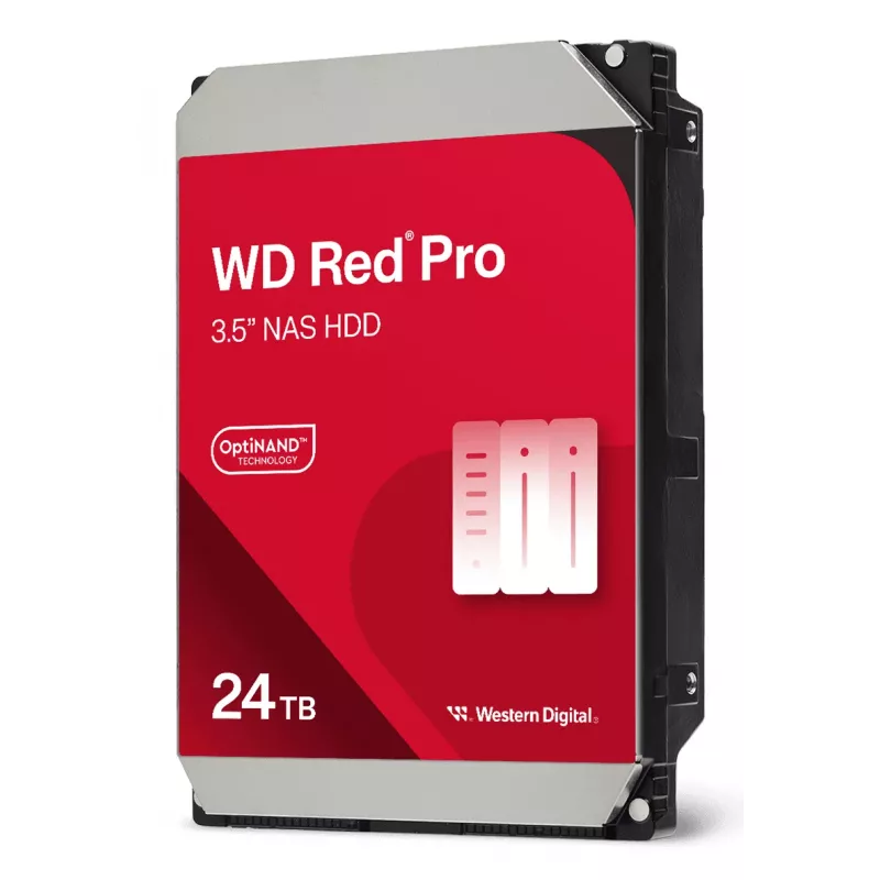 WESTERN DIGITAL kõvaketas - WD Red Pro WD241KFGX - 24 TB - SATA 6 Gb/s - 3,5 tolli - 7200 p/min - 512 MB puhver