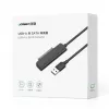 Väline 2,5-tolline SATA III USB 3.0 korpus UGREEN 70609 2,5-tollistele SATA SSD/HDD-le, USB-A kuni SATA, 5 Gbit/s, must