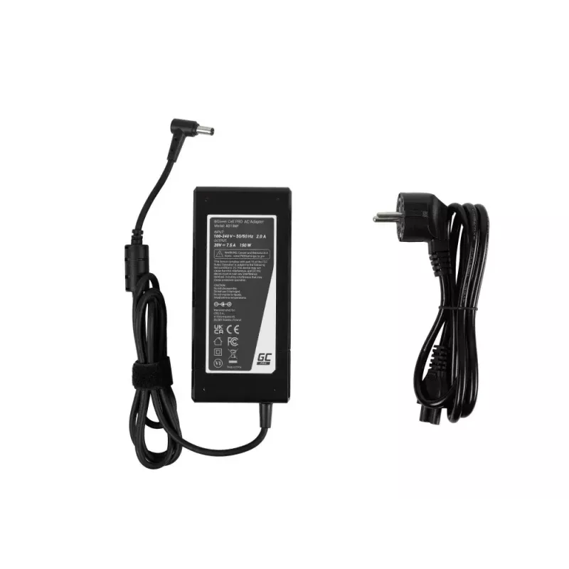 Universaalne toiteadapter roheline Cell AD136P 150W 20V 7.5A AC-DC must