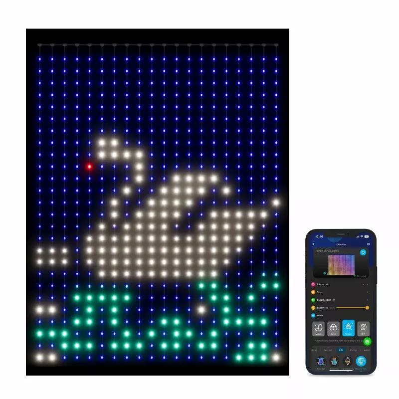 Universaalne valgusriba Govee H70B1 LED 2000 mm Sise-/välistingimustesse Mitmevärviline 520 valgusallikat