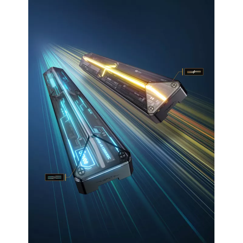 Nutikas seinavalgusti Govee Gaming Wall Lights (4+1) — Wi‑Fi/Bluetooth, mitmevärviline, 4 tk, 370×45×30 mm