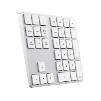 Numbriklaviatuur Satechi ST-XLABKS — Bluetooth, 33 klahvi, hõbedane, 124,7 g