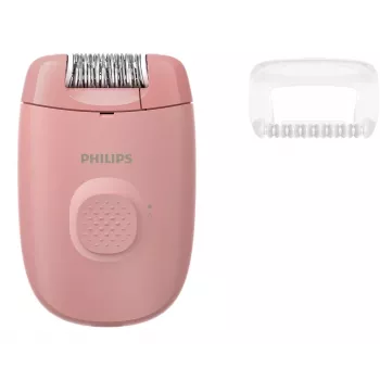 Epilaator Philips BRE227/00 juhtmega roosa — massaažifunktsioon, vahelduvvoolutoide, puhastusharjaga