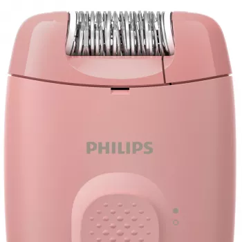 Epilaator Philips BRE227/00 juhtmega roosa — massaažifunktsioon, vahelduvvoolutoide, puhastusharjaga