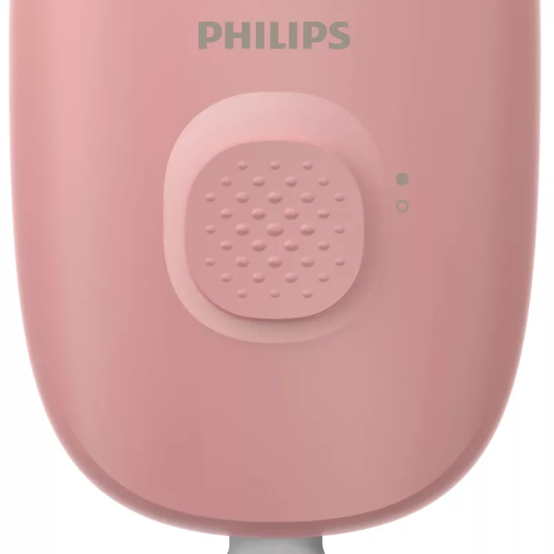 Epilaator Philips BRE227/00 juhtmega roosa — massaažifunktsioon, vahelduvvoolutoide, puhastusharjaga