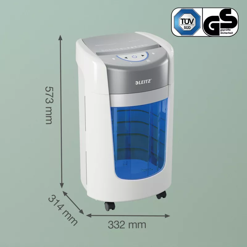 Leitz IQ OptiMax Home Office 225 mikropeenestuspaberipurustaja turvalisus P5 15L - Valge
