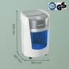 Leitz IQ OptiMax Small Office 350 Micro Cut paberipurustaja turvatase P5 22L - valge