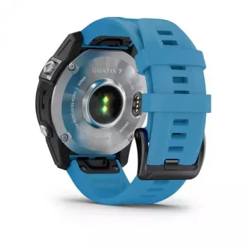 Nutikell GARMIN quatix 7 sinine — 47 mm CFRP korpus, 1,3-tolline MIP puuteekraan, 10 ATM, Bluetooth/Wi‑Fi/NFC