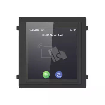Ekraan Hikvision DS-KD-TDM 100mm x 100mm 12V 4W Must